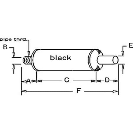 Aftermarket Muffler Fits Massey Ferguson 10 12 521017M91